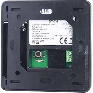 Беспроводной датчик температуры пола TECH ST-C-8f черный WG.03.0134 Беспроводной датчик температуры пола TECH ST-C-8f черный WG.03.0134, 3