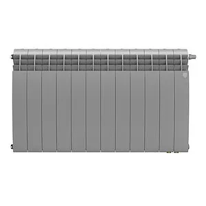 Радиатор биметаллический 12 секций нижнее правое подключение Royal Thermo Biliner 500 VR80 Silver Satin RTBSSVR8050012 Радиатор биметаллический 12 секций нижнее правое подключение Royal Thermo Biliner 500 VR80 Silver Satin RTBSSVR8050012, 2
