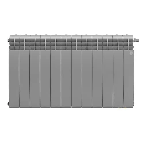 Радиатор биметаллический 12 секций нижнее правое подключение Royal Thermo Biliner 500 VR80 Silver Satin RTBSSVR8050012 Радиатор биметаллический 12 секций нижнее правое подключение Royal Thermo Biliner 500 VR80 Silver Satin RTBSSVR8050012