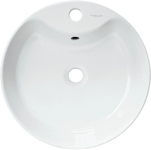 Раковина Sanita Luxe Best Shelf 43 белый WB.CT/Best/43-C.Shelf/WHT.G/S1