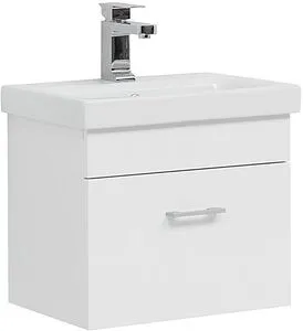 Тумба-умывальник Aquanet Нота 50 (Moduo Slim) белый 00246955+S-UM-MOD50SL/1 Тумба-умывальник Aquanet Нота 50 (Moduo Slim) белый 00246955+S-UM-MOD50SL/1, 1