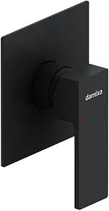 Смеситель для душа скрытого монтажа Damixa Gala чёрный матовый 537500300, 1