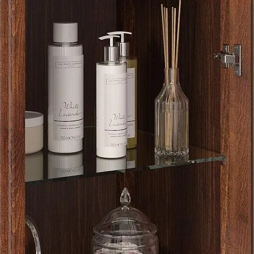 Шкаф-пенал напольный двухстворчатый Opadiris Лоренцо 55 cветлый орех 00-00001803