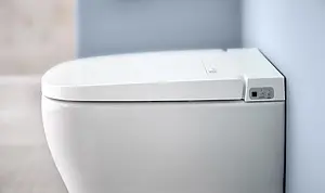 Умный унитаз-биде подвесной безободковый VitrA V-Care Comfort Rim-Ex белый 5674B003-6104, 5