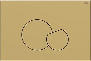 Клавиша смыва для унитаза CTESI Thea BK0202164 золото Клавиша смыва для унитаза CTESI Thea BK0202164 золото, 1