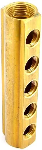 Коллектор распределительный проходной 5 отводов 1&quot;в/в x ½&quot;в Tiemme 1970051