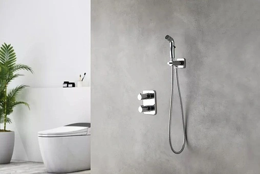 Гигиенический душ со смесителем Lemark Yeti хром LM7820C