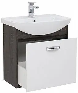 Тумба-умывальник Aquanet Грейс 65 белый/дуб кантербери 00198376+00182642, 4