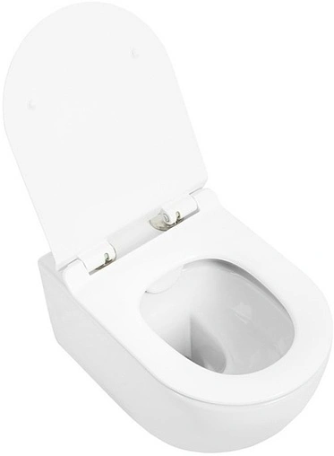 Унитаз подвесной безободковый Cezares Molveno белый CZR-2468-TH-R