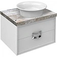 Тумба-умывальник подвесная Kerama Marazzi Canaletto 60 белый CN.60\M+