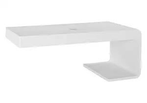 Консоль под умывальник Aquanet Corner K7R 100 белый глянцевый K7R, 1