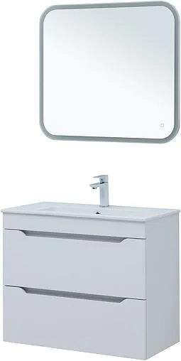 Тумба под умывальник Aquanet Практика 80 белый матовый 00330459