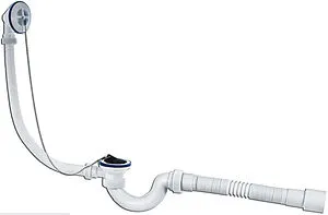 Слив-перелив для ванны VIRPlast Мини Элит хром 30980653 Слив-перелив для ванны VIRPlast Мини Элит хром 30980653, 1