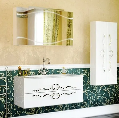 Тумба-умывальник подвесная Clarberg Due Amanti Т12/W 120 белый DUE0112W+DUER8CR+El.12.04.D Тумба-умывальник подвесная Clarberg Due Amanti Т12/W 120 белый DUE0112W+DUER8CR+El.12.04.D