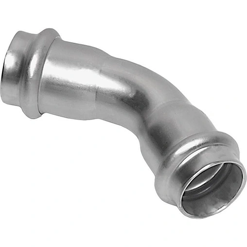 Уголок пресс двухраструбный 42мм угол 45° Sanha NiroSan 9041 6904142