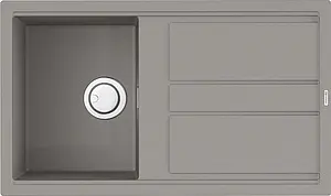 Мойка кухонная Omoikiri Kitagawa 86-GR leningrad grey 4993807 Мойка кухонная Omoikiri Kitagawa 86-GR leningrad grey 4993807, 1