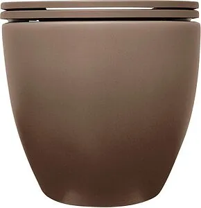 Унитаз подвесной безободковый ISVEA Infinity Vortex коричневый 10NF02003-2H Унитаз подвесной безободковый ISVEA Infinity Vortex коричневый 10NF02003-2H, 4