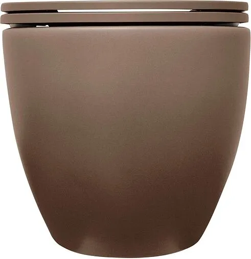 Унитаз подвесной безободковый ISVEA Infinity Vortex коричневый 10NF02003-2H