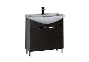 Тумба под умывальник напольная Aquanet Донна 80 венге 00168942, 1