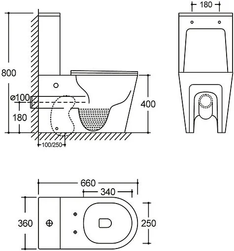 Чаша унитаза Aquanet Atago 3.0 C1 Tornado белый Atago 3.0 C1 T
