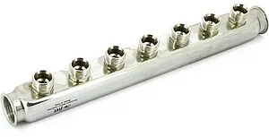 Коллектор распределительный проходной 7 отводов 1&quot;в/в x ¾&quot;ек Uni-fitt 430I4307, 2