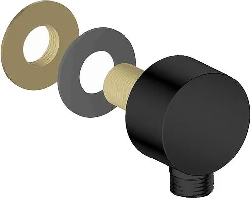 Шланговое подключение Aquatek чёрный матовый AQ2454MB