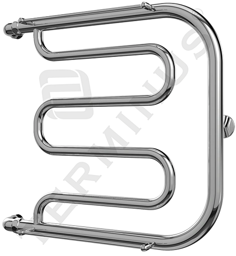 Полотенцесушитель водяной Terminus Фокстрот AISI 32х2 500х400 полированная сталь 4620768881275