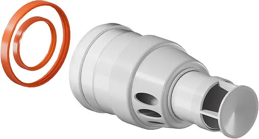 Наконечник дымохода Ø 60/100мм (алюминий) Krats NA60100