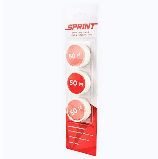 Нить уплотнительная набор катушек 3х50м SPRINT 61014