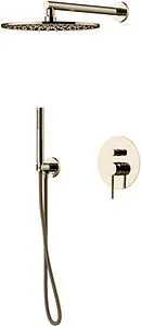 Душевая система со смесителем для душа Gattoni Circle Two никель 9190/PDNS Душевая система со смесителем для душа Gattoni Circle Two никель 9190/PDNS, 1