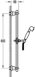 Душевая стойка Swedbe Terracotta Art 2560, 2