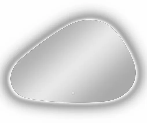 Зеркало с подсветкой Continent Voyage Led 100x70 белый ЗЛП616