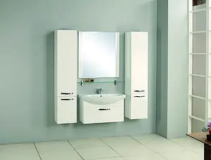 Тумба-умывальник подвесная Aquaton Ария 80 белый 1A1417K0AA010 Тумба-умывальник подвесная Aquaton Ария 80 белый 1A1417K0AA010, 3