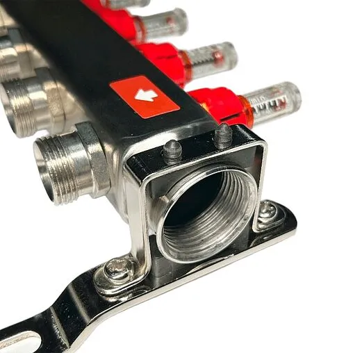 Группа коллекторная с расходомерами 7 отводов 1&quot;в/в x ¾&quot;ек Uni-fitt OPTIMAL 450B4307.RU