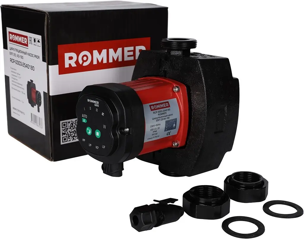 Насос циркуляционный Rommer Profi ERTI 25/40-180 RCP-0003-2540180, 2