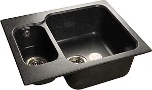 Мойка кухонная GranFest Standart S-615K черный Мойка кухонная GranFest Standart S-615K черный, 1