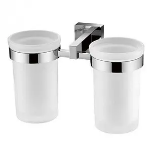 Стакан двойной Aquanet хром 4784D Стакан двойной Aquanet хром 4784D, 1