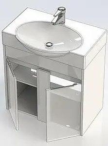 Тумба-умывальник Aquanet Коста 65 дуб антик/белый 00188406+00188194 Тумба-умывальник Aquanet Коста 65 дуб антик/белый 00188406+00188194, 4