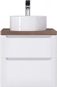 Тумба под умывальник подвесная Jorno Wood 60 белый wood.01.60/P/W Тумба под умывальник подвесная Jorno Wood 60 белый wood.01.60/P/W, 1