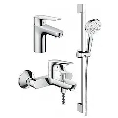 Комплект для ванны 3 в 1 Hansgrohe Logis E хром SetLogisE70A