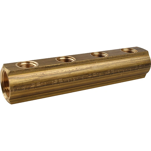 Коллектор распределительный проходной 4 отвода 1"в/в x ½"в Tiemme 1970003 Коллектор распределительный проходной 4 отвода 1"в/в x ½"в Tiemme 1970003