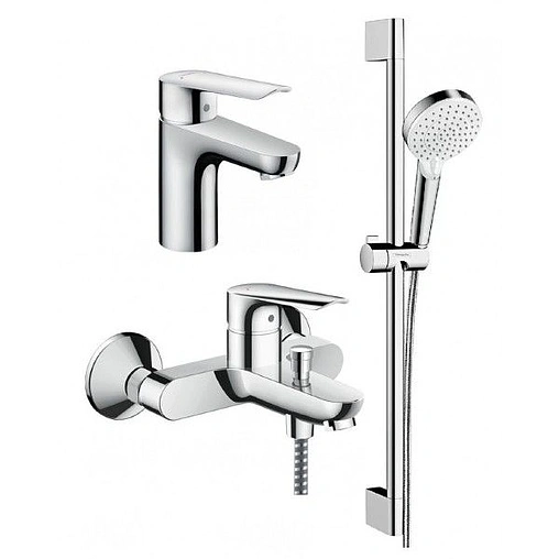 Комплект для ванны 3 в 1 Hansgrohe Logis E хром SetLogisE70A