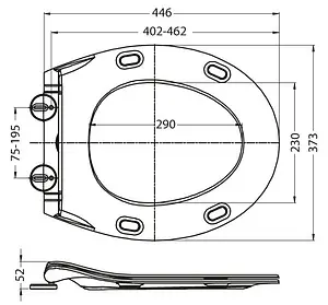 Крышка-сиденье для унитаза с микролифтом BelBagno Acqua белый BB2020-1SC Крышка-сиденье для унитаза с микролифтом BelBagno Acqua белый BB2020-1SC, 2