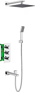 Душевая система с термостатом для ванны Timo Petruma хром SX-5149/00SM Душевая система с термостатом для ванны Timo Petruma хром SX-5149/00SM, 1