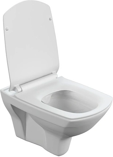 Унитаз подвесной безободковый Cersanit Carina XL Clean On DPL EO slim белый S-MZ-CARINA-XL-COn-S-DL-w