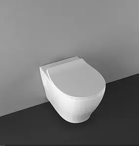 Крышка-сиденье для унитаза с микролифтом ISVEA H40 белый 40H40200I, 2