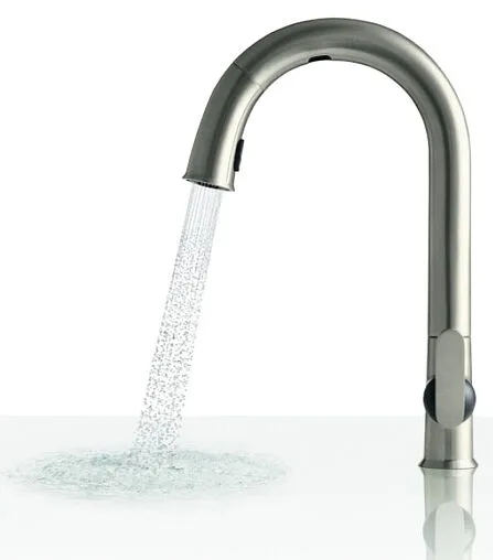 Смеситель для кухни с выдвижным изливом Jacob Delafon Sensate нержавеющая сталь E72218-B7-VS Смеситель для кухни с выдвижным изливом Jacob Delafon Sensate нержавеющая сталь E72218-B7-VS