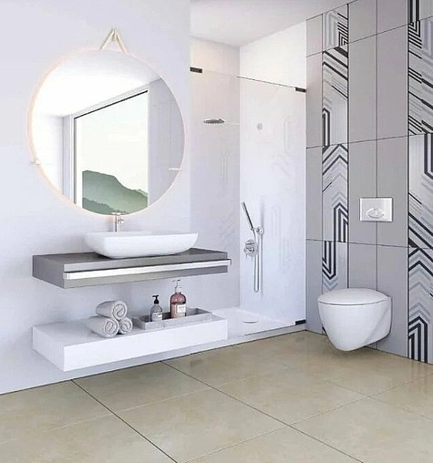 Унитаз подвесной безободковый с функцией биде beWash Helenen белый 69303601