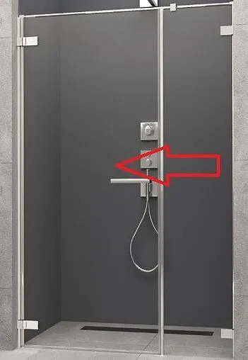 Душевая дверь 828мм прозрачное стекло Radaway Arta DWS 828 L 386828-03-01L