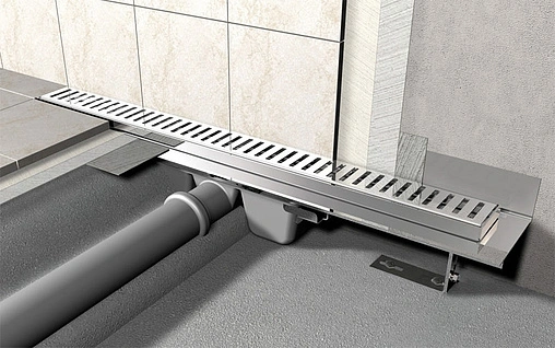 Лоток душевой 650мм h=85мм 1.15л/сек AlcaPlast APZ1-650